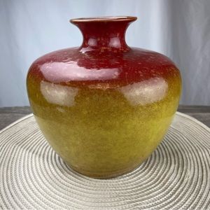 Japanese Ombré Vase, ceramic, oriental style Stoneware Flower Vase